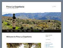 Tablet Screenshot of fincalacapellania.com